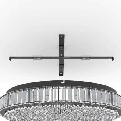 Eglo - LED Dimmable φωτιστικό οροφής LED/52,4W/230V 4000K μαύρο