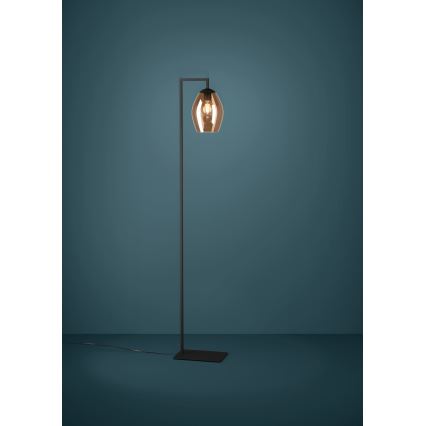 Eglo - Επιδαπέδιο φωτιστικό 1xE27/40W/230V καφέ