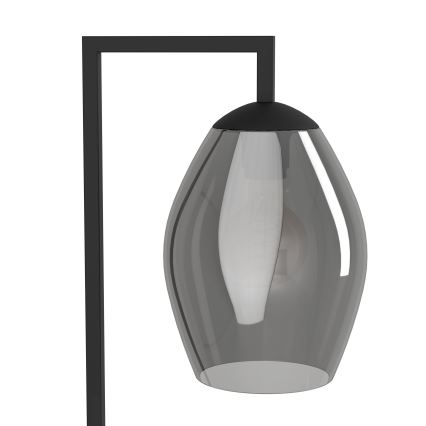 Eglo - Επιδαπέδιο φωτιστικό 1xE27/40W/230V φιμέ