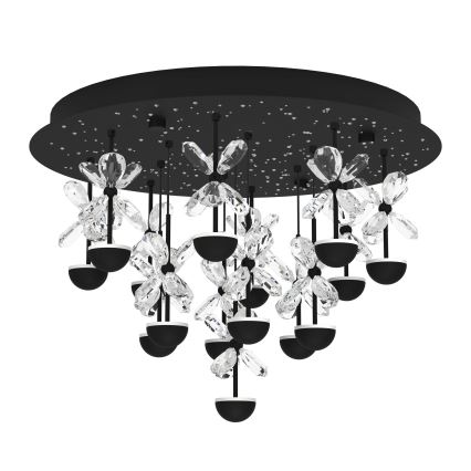 Eglo - LED Dimmable φωτιστικό οροφής LED/27W/230V 3000K μαύρο