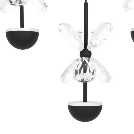 Eglo - LED Dimmable φωτιστικό οροφής LED/77,4W/230V 3000K μαύρο