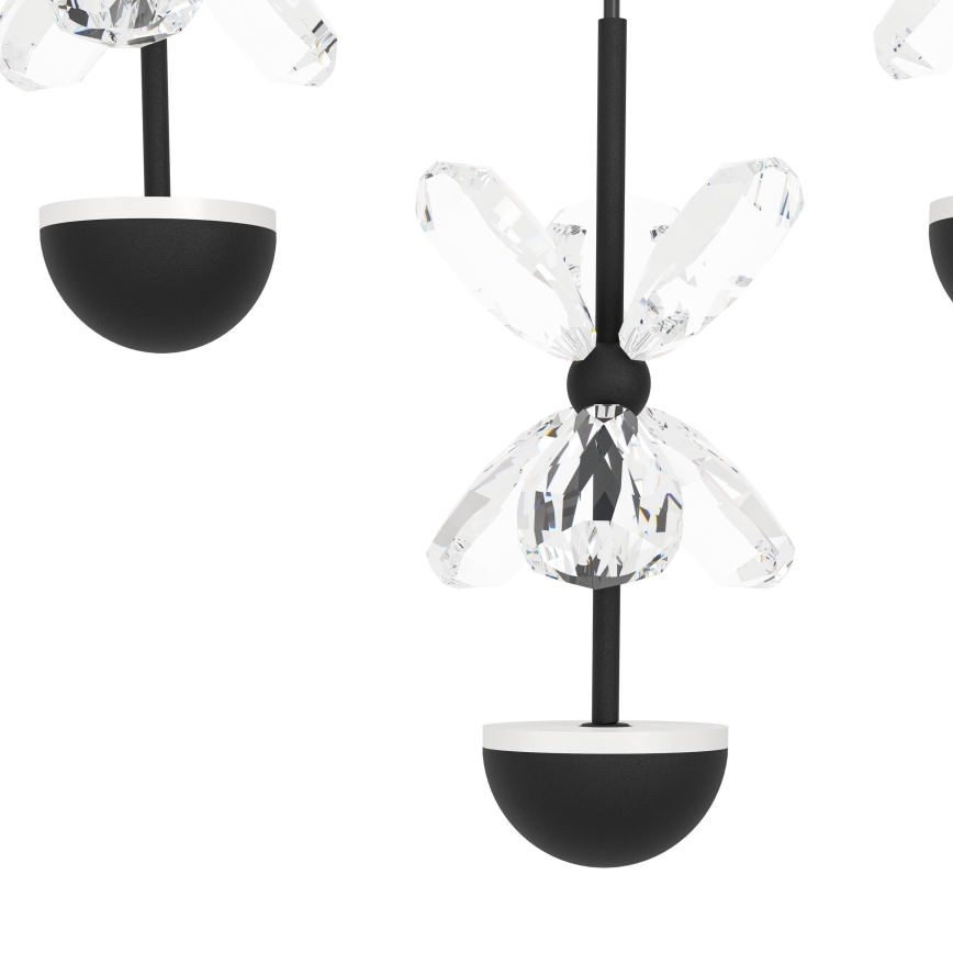 Eglo - LED Dimmable φωτιστικό οροφής LED/77,4W/230V 3000K μαύρο
