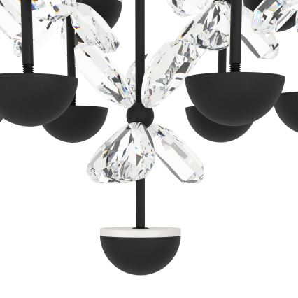 Eglo - Led Dimmable κρεμαστό φωτιστικό οροφής LED/27W/230V 3000K μαύρο