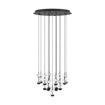Eglo - Led Dimmable κρεμαστό φωτιστικό οροφής LED/27W/230V 3000K μαύρο
