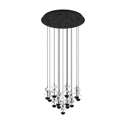 Eglo - Led Dimmable κρεμαστό φωτιστικό οροφής LED/27W/230V 3000K μαύρο