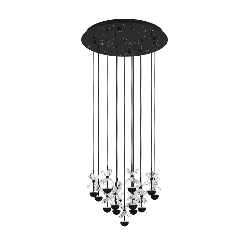 Eglo - Led Dimmable κρεμαστό φωτιστικό οροφής LED/27W/230V 3000K μαύρο