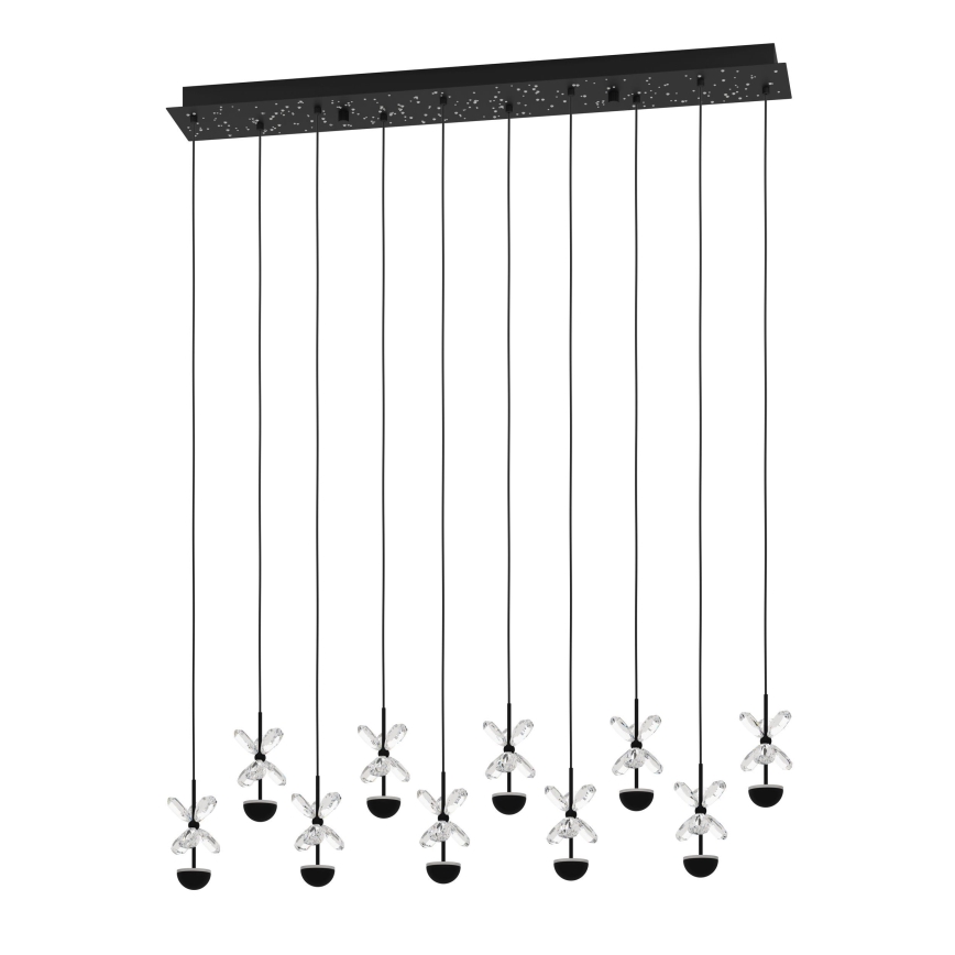 Eglo - Led Dimmable κρεμαστό φωτιστικό οροφής LED/23W/230V 3000K μαύρο