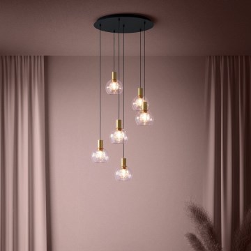 Eglo 390279 - Led Dimmable κρεμαστό φωτιστικό οροφής 6xLED/5,4W/230V 3000K διάμετρος 54 cm χρυσό