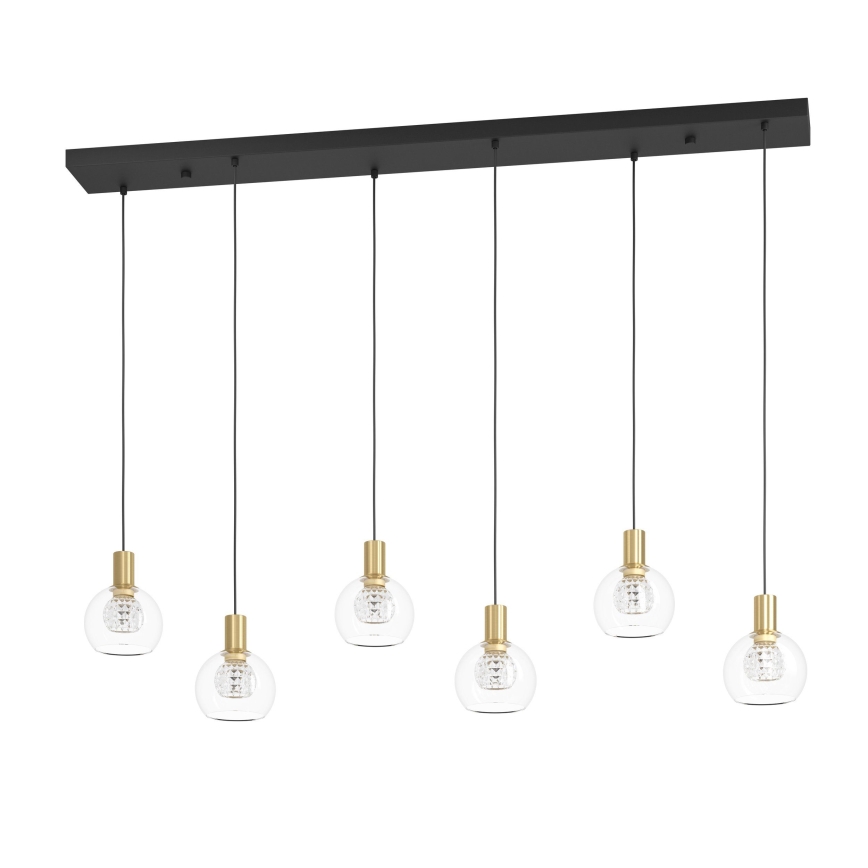Eglo - Led Dimmable κρεμαστό φωτιστικό οροφής 6xLED/5,4W/230V 3000K χρυσό