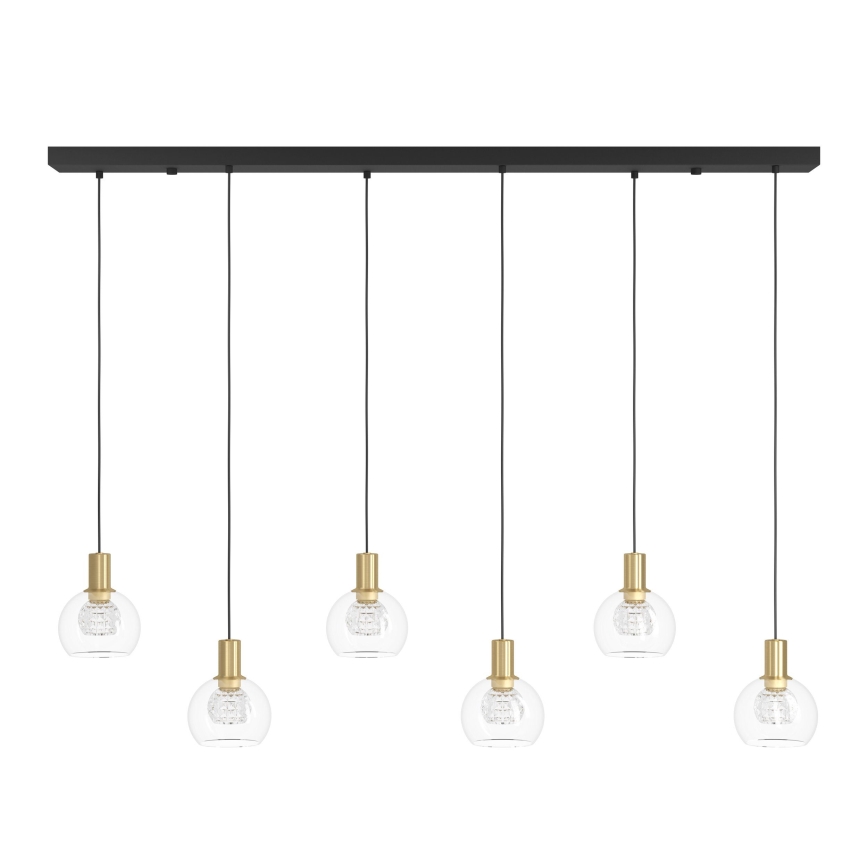 Eglo - Led Dimmable κρεμαστό φωτιστικό οροφής 6xLED/5,4W/230V 3000K χρυσό