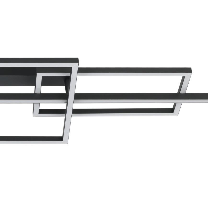 Eglo - Πλαφονιέρα οροφής ντιμαριζόμενη LED LED/34,5W/230V 3000K μαύρο