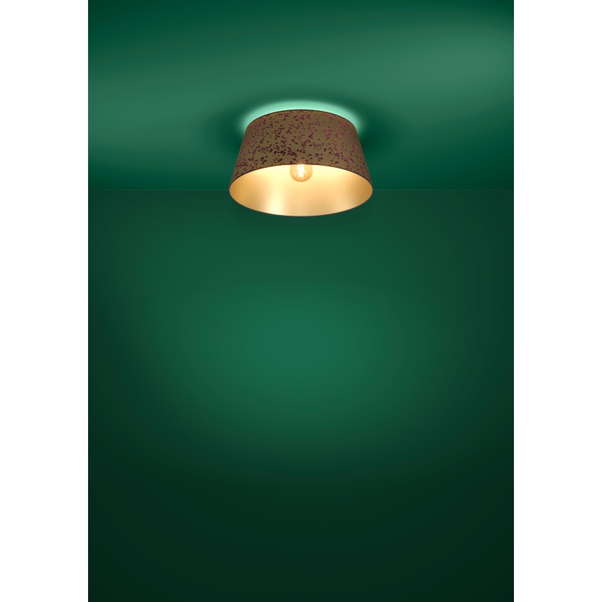 Eglo - Φωτιστικό οροφής 1xE27/25W/230V χρυσό/ροζ