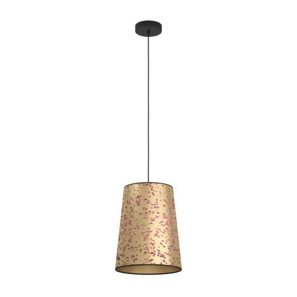 Eglo - Κρεμαστό φωτιστικό οροφής 1xE27/25W/230V χρυσό/ροζ
