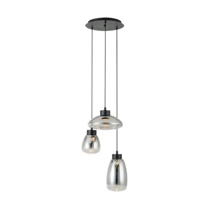 Eglo - Led Dimmable κρεμαστό φωτιστικό οροφής 3xLED/5,4W/230V 2700K φιμέ