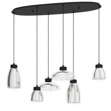 Eglo - Led Dimmable κρεμαστό φωτιστικό οροφής 6xLED/5,4W/230V 2700K φιμέ