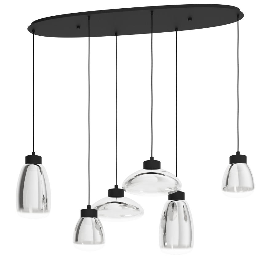 Eglo - Led Dimmable κρεμαστό φωτιστικό οροφής 6xLED/5,4W/230V 2700K φιμέ