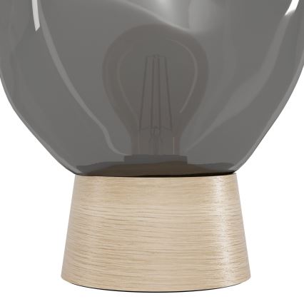 Eglo - Eπιτραπέζιο φωτιστικό 1xE27/40W/230V φιμέ