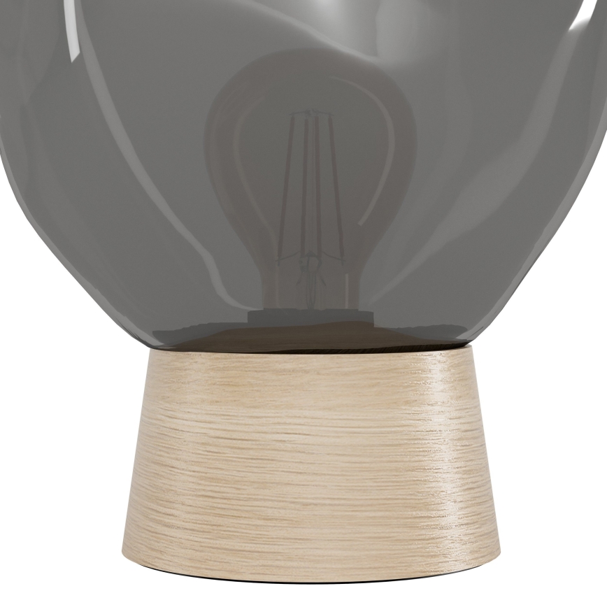 Eglo - Eπιτραπέζιο φωτιστικό 1xE27/40W/230V φιμέ