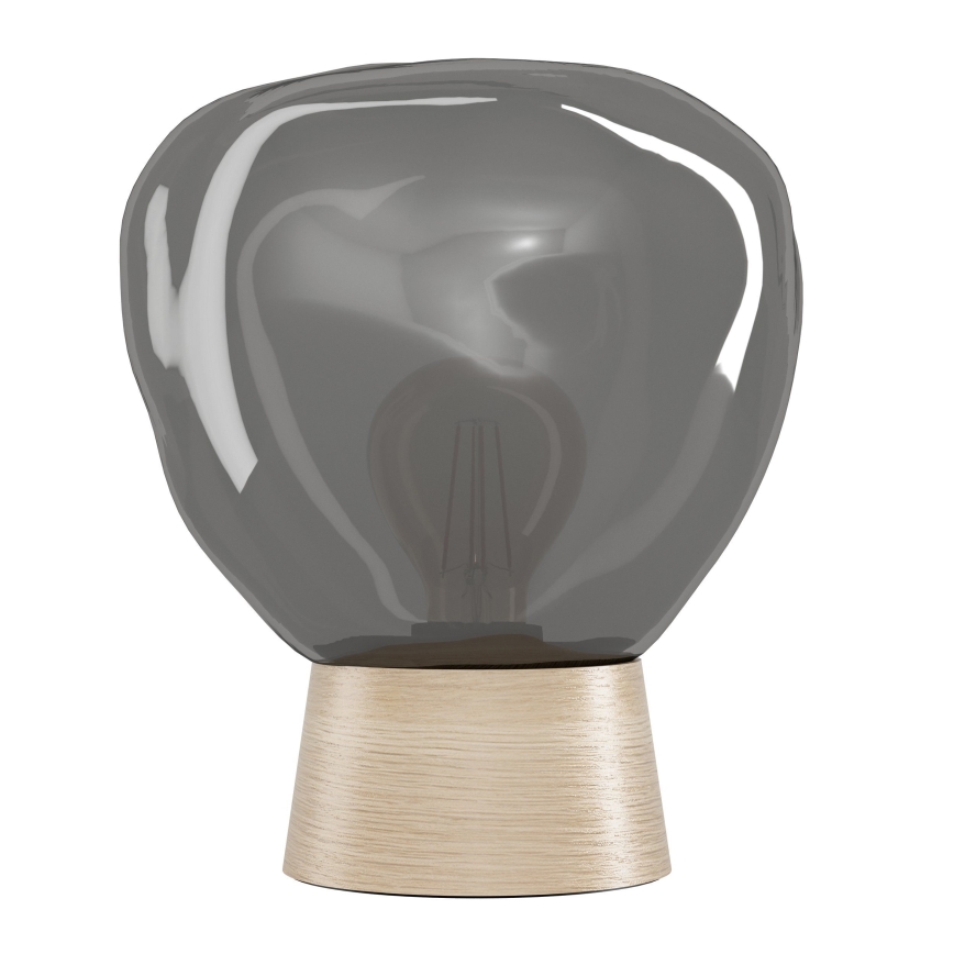 Eglo - Eπιτραπέζιο φωτιστικό 1xE27/40W/230V φιμέ