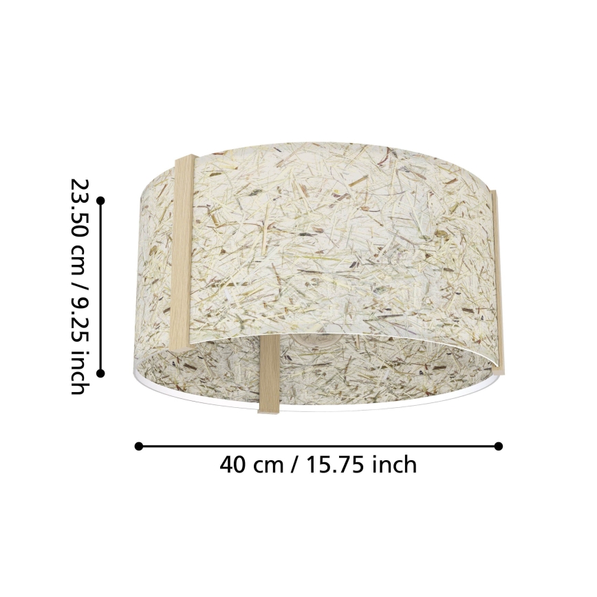 Eglo - Φωτιστικό οροφής 1xE27/25W/230V μπεζ