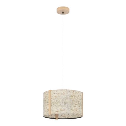 Eglo - Κρεμαστό φωτιστικό οροφής 1xE27/25W/230V μπεζ