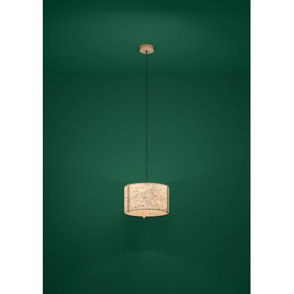 Eglo - Κρεμαστό φωτιστικό οροφής 1xE27/25W/230V μπεζ