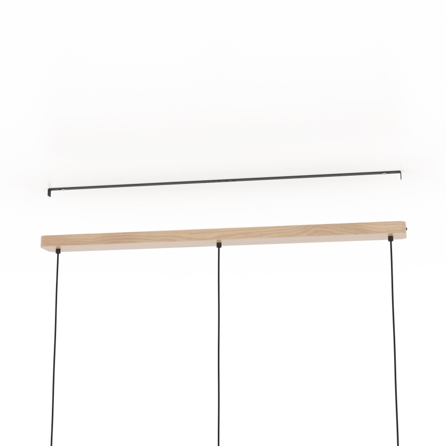 Eglo - Κρεμαστό φωτιστικό οροφής 3xE27/25W/230V μπεζ