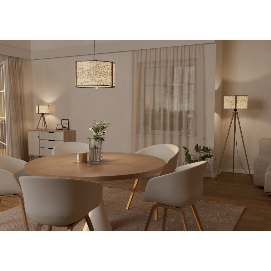 Eglo - Eπιτραπέζιο φωτιστικό 1xE27/25W/230V μπεζ