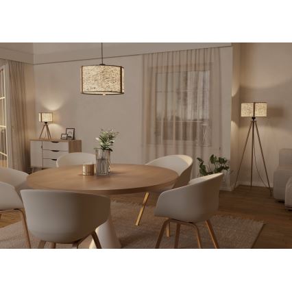 Eglo - Επιδαπέδιο φωτιστικό 1xE27/25W/230V μπεζ