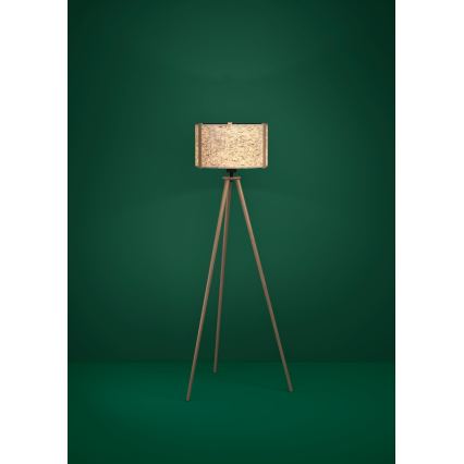 Eglo - Επιδαπέδιο φωτιστικό 1xE27/25W/230V μπεζ