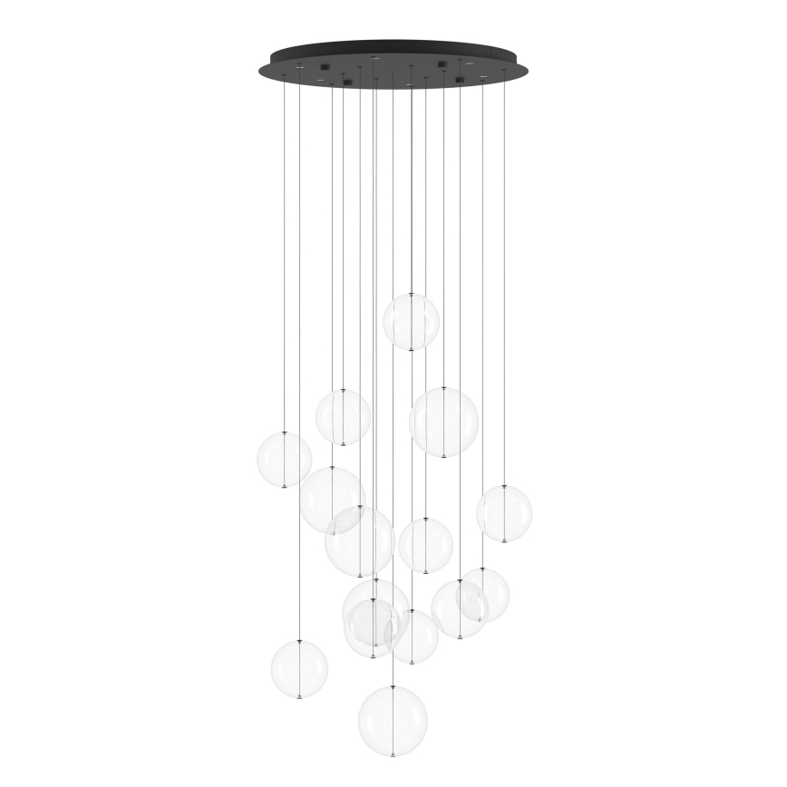 Eglo - Led Dimmable κρεμαστό φωτιστικό οροφής 6xLED/4,2W/230V 3000K διαφανές
