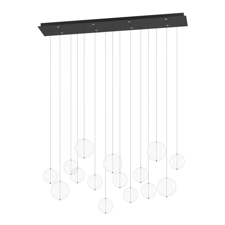 Eglo - Led Dimmable κρεμαστό φωτιστικό οροφής 8xLED/4,2W/230V 3000K διαφανές