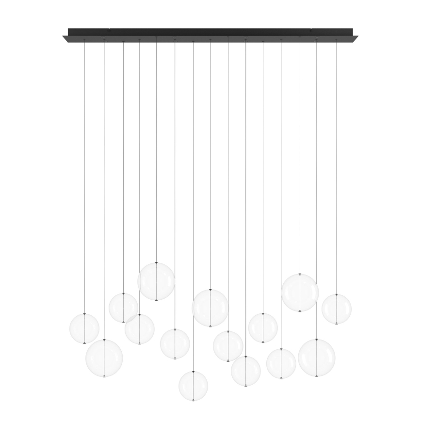 Eglo - Led Dimmable κρεμαστό φωτιστικό οροφής 8xLED/4,2W/230V 3000K διαφανές