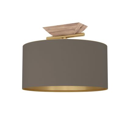 Eglo - Φωτιστικό οροφής 1xE27/40W/230V καφέ/χρυσό