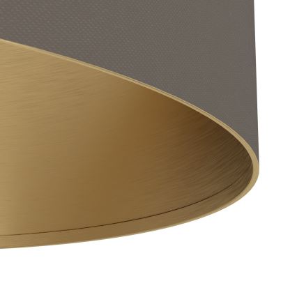 Eglo - Επιδαπέδιο φωτιστικό 1xE27/40W/230V καφέ/χρυσό