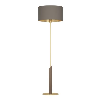 Eglo - Επιδαπέδιο φωτιστικό 1xE27/40W/230V καφέ/χρυσό