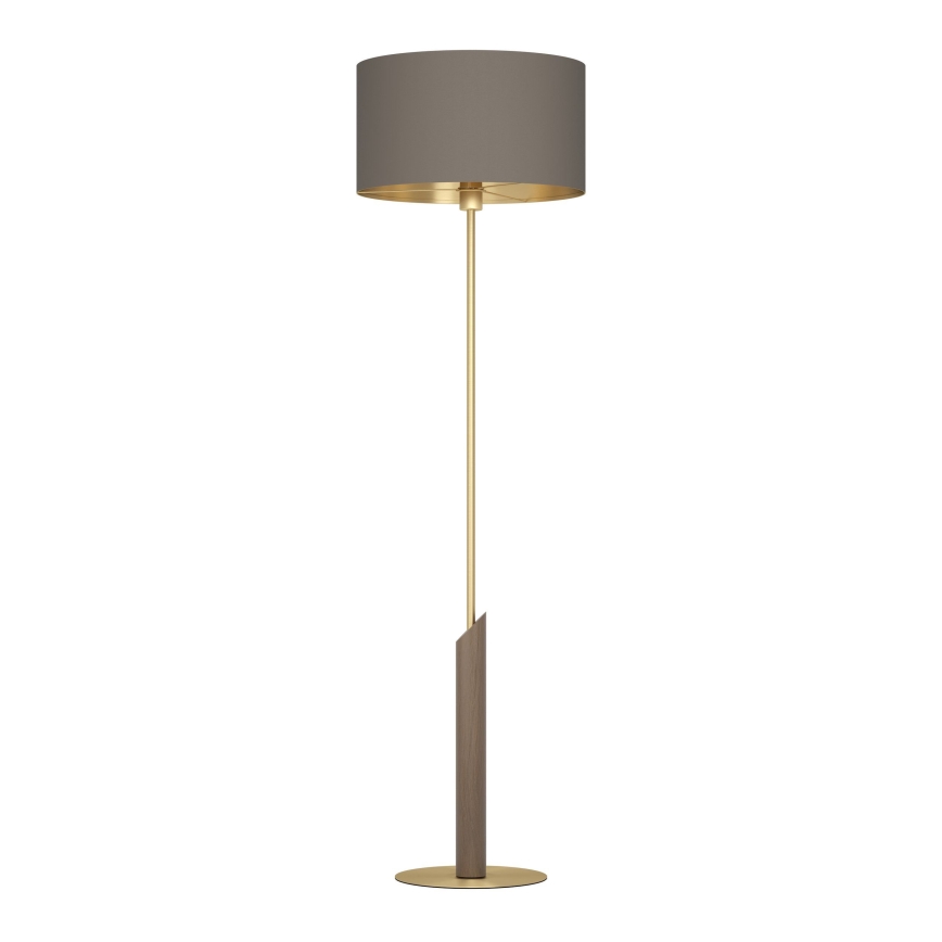 Eglo - Επιδαπέδιο φωτιστικό 1xE27/40W/230V καφέ/χρυσό
