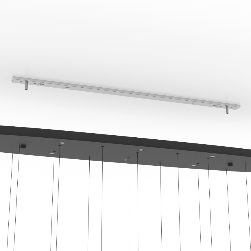 Eglo - Led Dimmable κρεμαστό φωτιστικό οροφής 8xLED/4,2W/230V 3000K διαφανές
