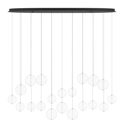 Eglo - Led Dimmable κρεμαστό φωτιστικό οροφής 8xLED/4,2W/230V 3000K διαφανές