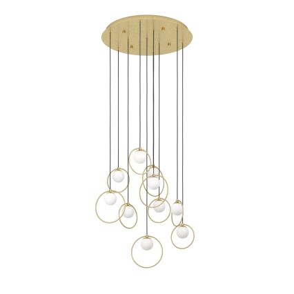 Eglo - Led Dimmable κρεμαστό φωτιστικό οροφής 10xLED/3W/230V 3000K διάμετρος 58 cm χρυσό
