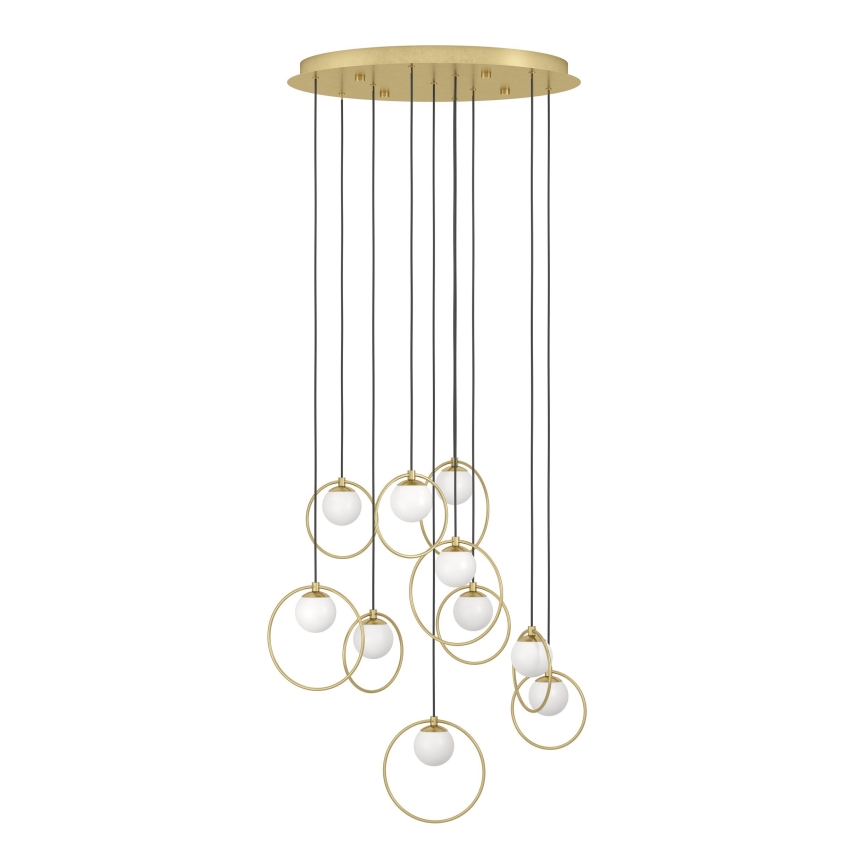 Eglo - Led Dimmable κρεμαστό φωτιστικό οροφής 10xLED/3W/230V 3000K διάμετρος 58 cm χρυσό