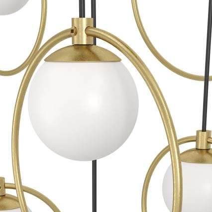 Eglo - Led Dimmable κρεμαστό φωτιστικό οροφής 17xLED/3W/230V 3000K διάμετρος 78 cm χρυσό