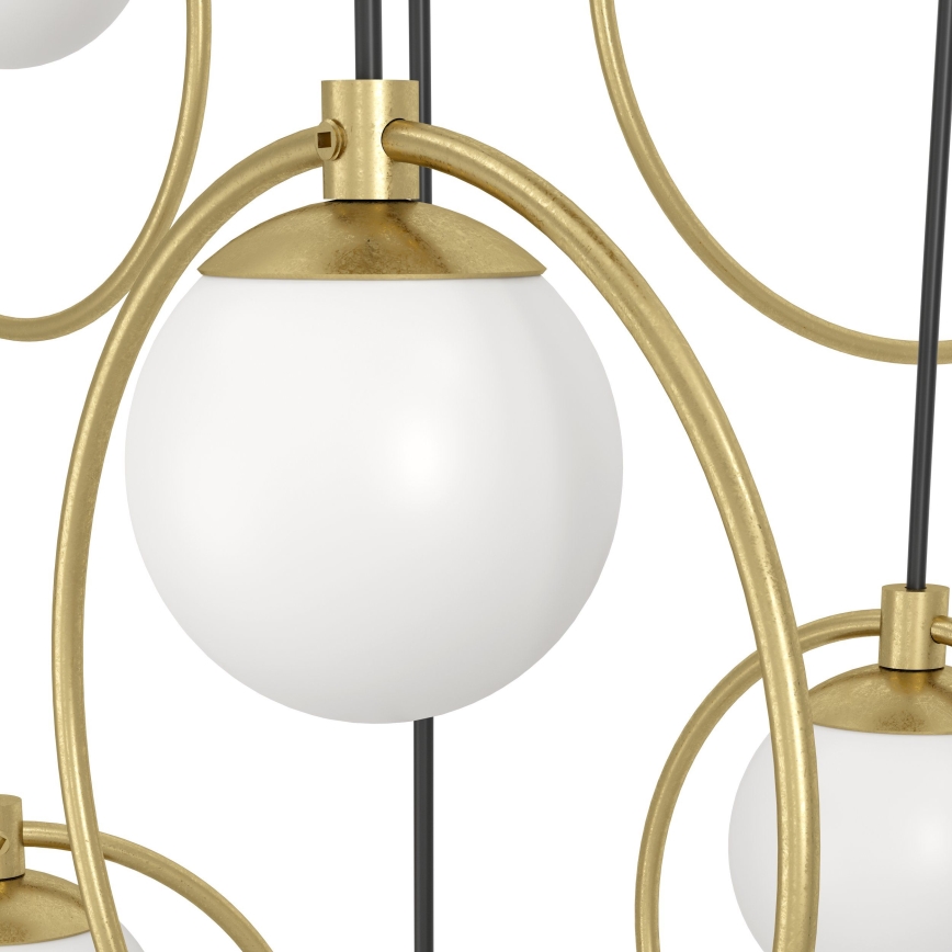 Eglo - Led Dimmable κρεμαστό φωτιστικό οροφής 17xLED/3W/230V 3000K διάμετρος 78 cm χρυσό
