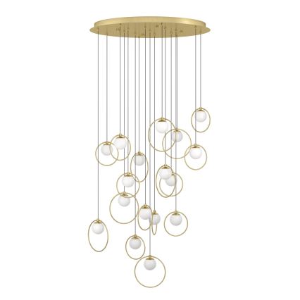 Eglo - Led Dimmable κρεμαστό φωτιστικό οροφής 17xLED/3W/230V 3000K διάμετρος 78 cm χρυσό