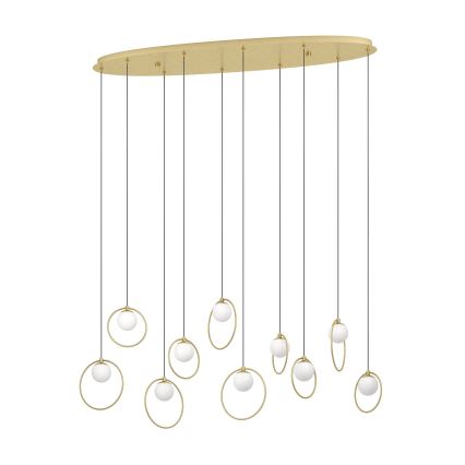 Eglo - Led Dimmable κρεμαστό φωτιστικό οροφής 10xLED/3W/230V 3000K χρυσό