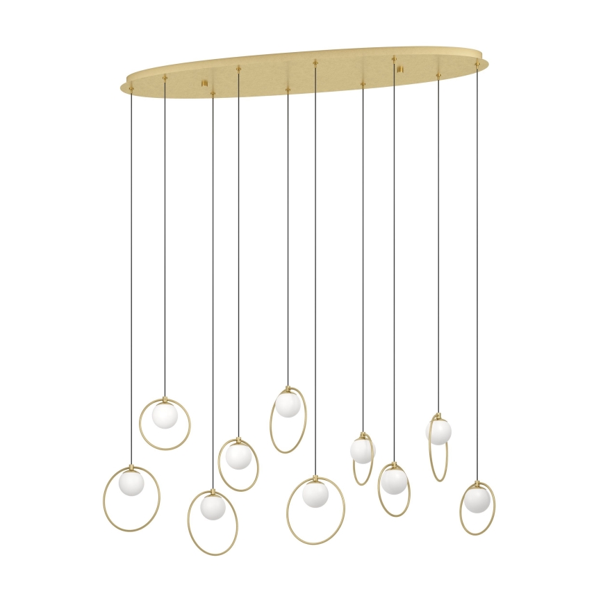 Eglo - Led Dimmable κρεμαστό φωτιστικό οροφής 10xLED/3W/230V 3000K χρυσό
