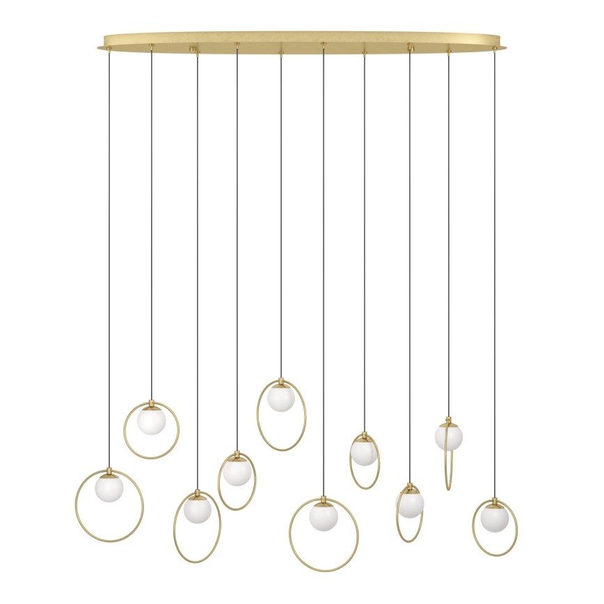 Eglo - Led Dimmable κρεμαστό φωτιστικό οροφής 10xLED/3W/230V 3000K χρυσό