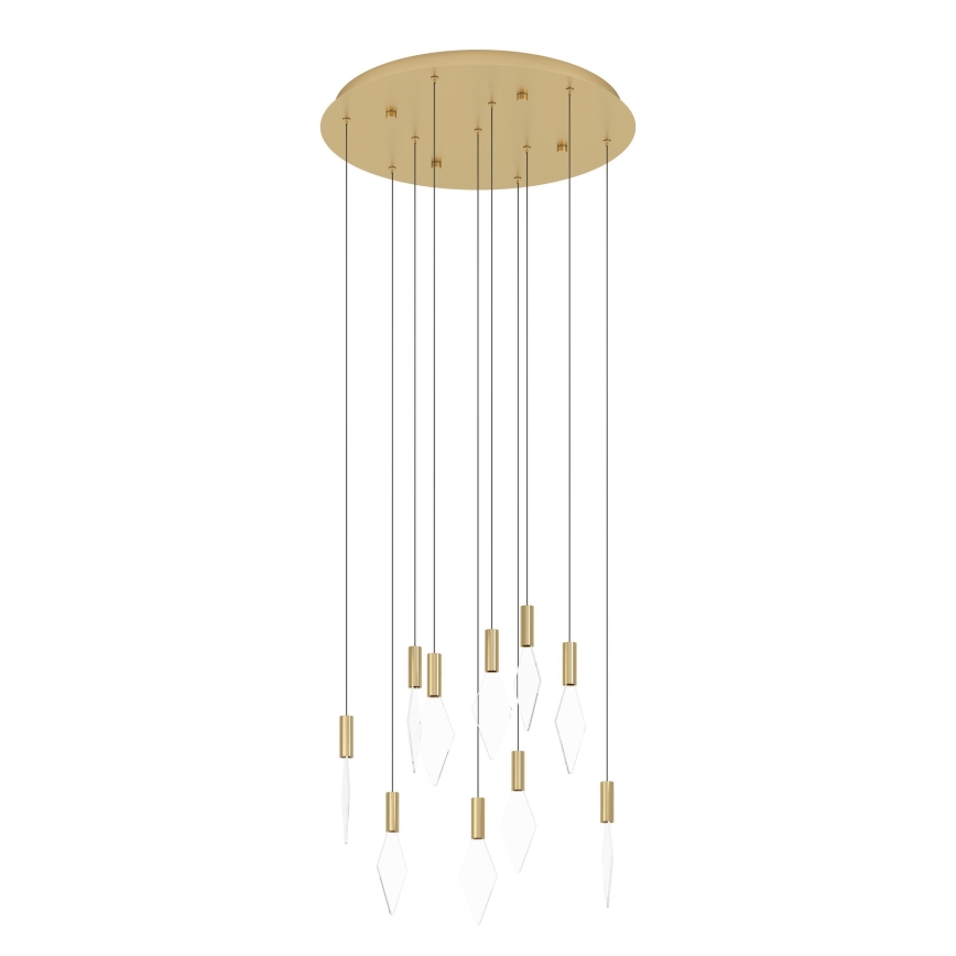 Eglo - Led Dimmable κρεμαστό φωτιστικό οροφής 10xLED/3W/230V 3000K διάμετρος 58 cm χρυσό