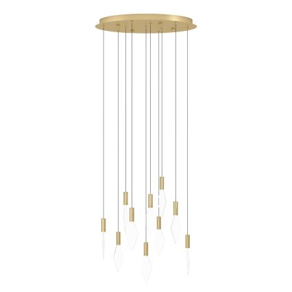 Eglo - Led Dimmable κρεμαστό φωτιστικό οροφής 10xLED/3W/230V 3000K διάμετρος 58 cm χρυσό