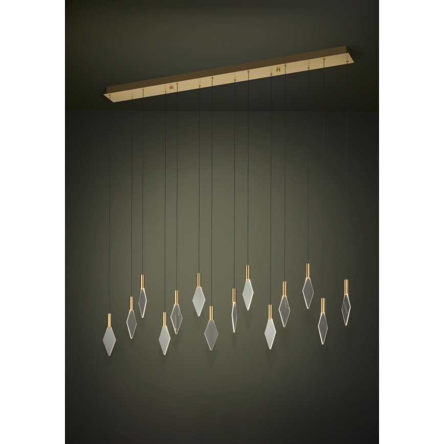 Eglo - Led Dimmable κρεμαστό φωτιστικό οροφής 14xLED/3,3W/230V 3000K χρυσό